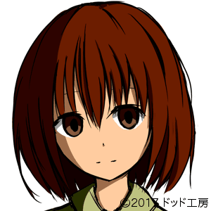 ドッド工房が昔描いた絵（『Myosotis ミオソティス』旧公開版のミオ）